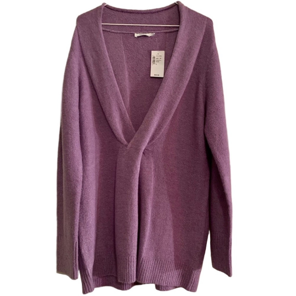 Ricki’s | NWT Twist Front Sweater Women’s Large Mauve Purple - Large